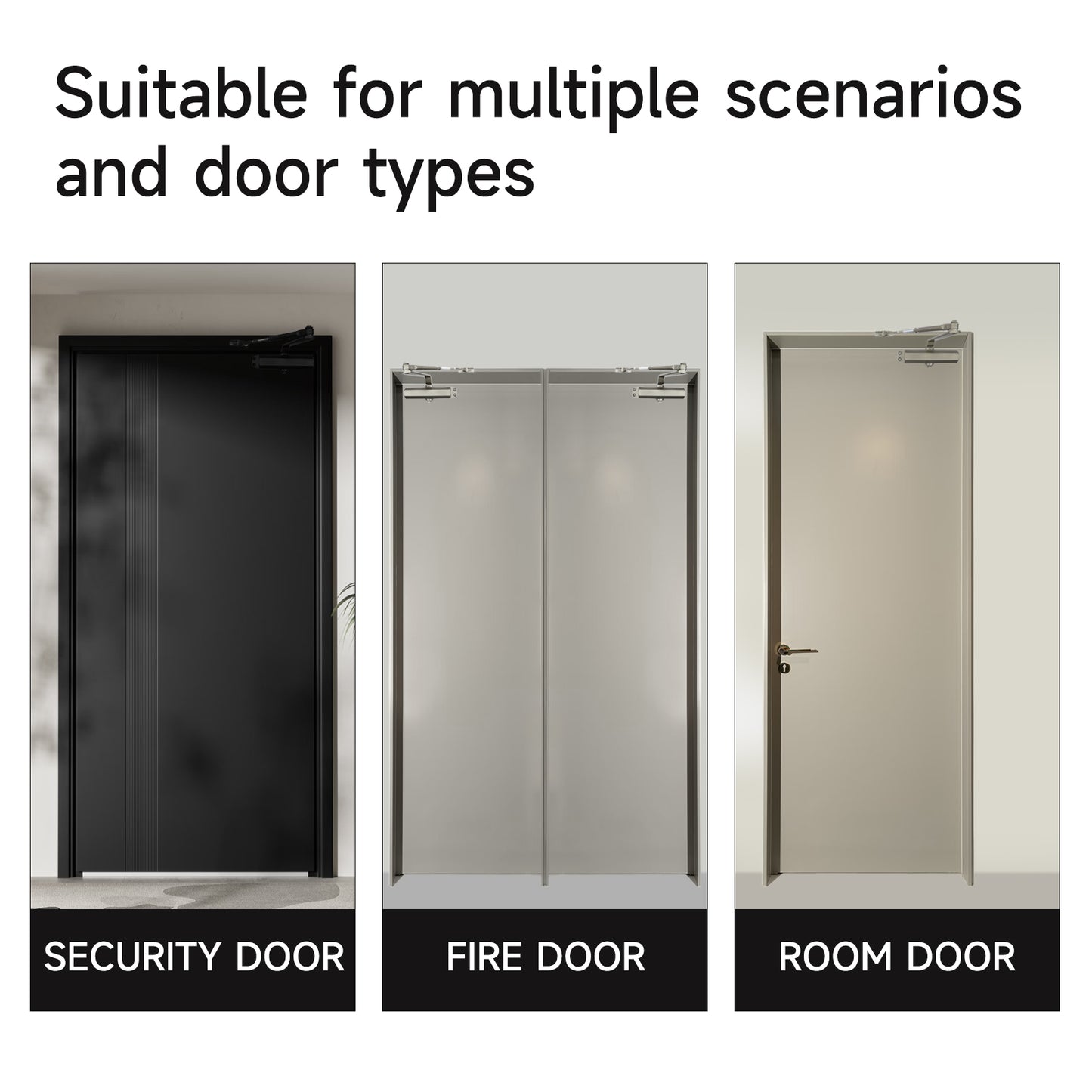 Modern Design Heavy Duty Door Closer Aluminum Alloy Automatic Hydraulic Door Closer - Oray Hardware