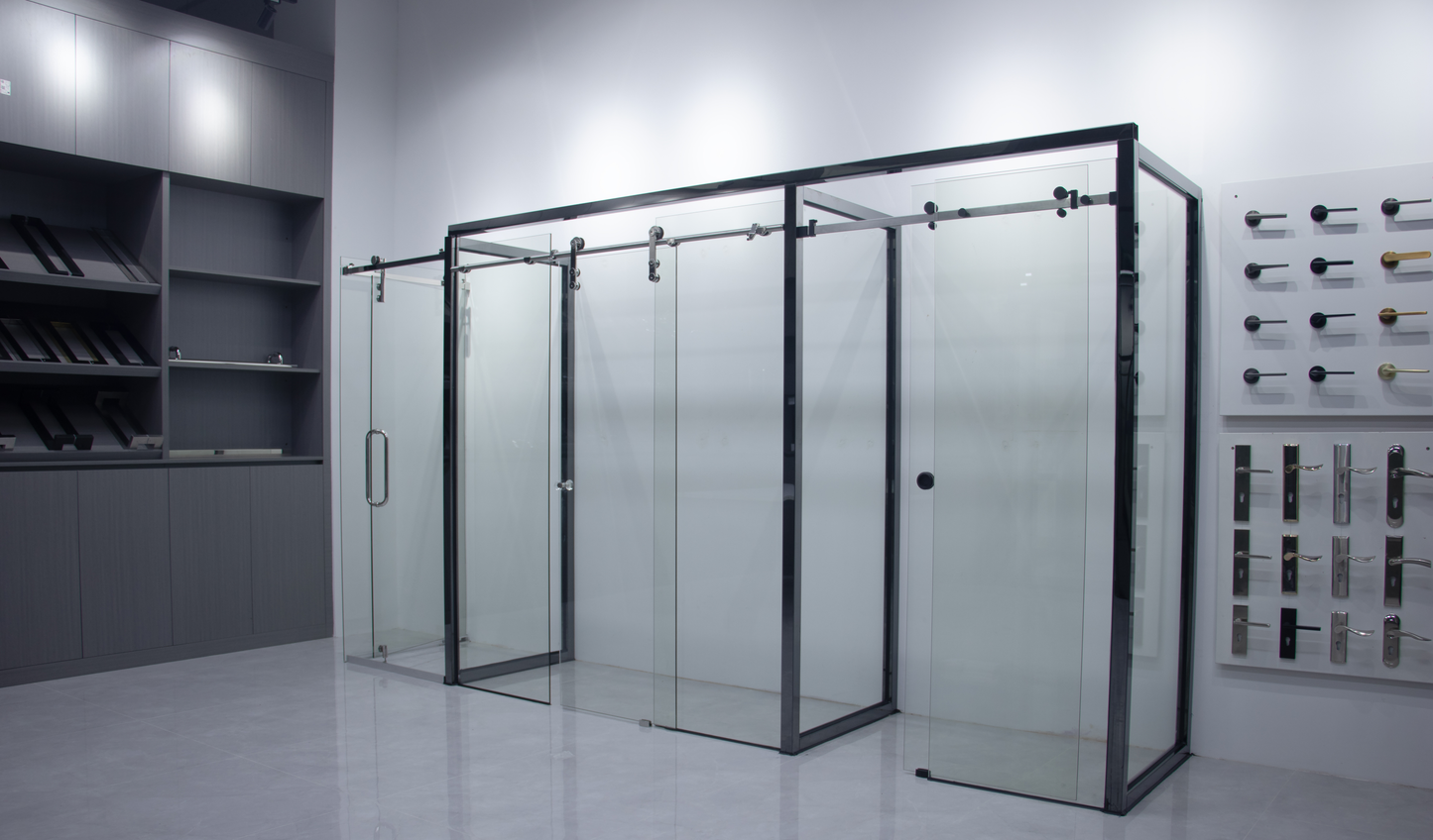 Shower Enclosure Cabin Set Glass Sliding Door Fitting for Bathroom - Oray Hardware