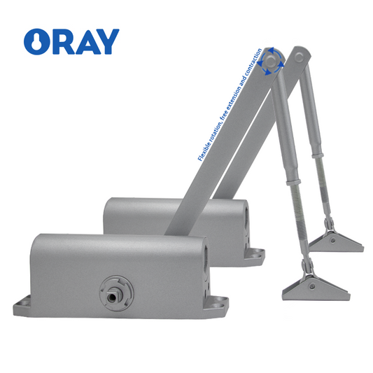 Factory Price Retractable Heavy Duty Hospital Home Garage Gate Industrial Remote Control Smart Automatic Swing Door Opener AD-G-053 - Oray Hardware
