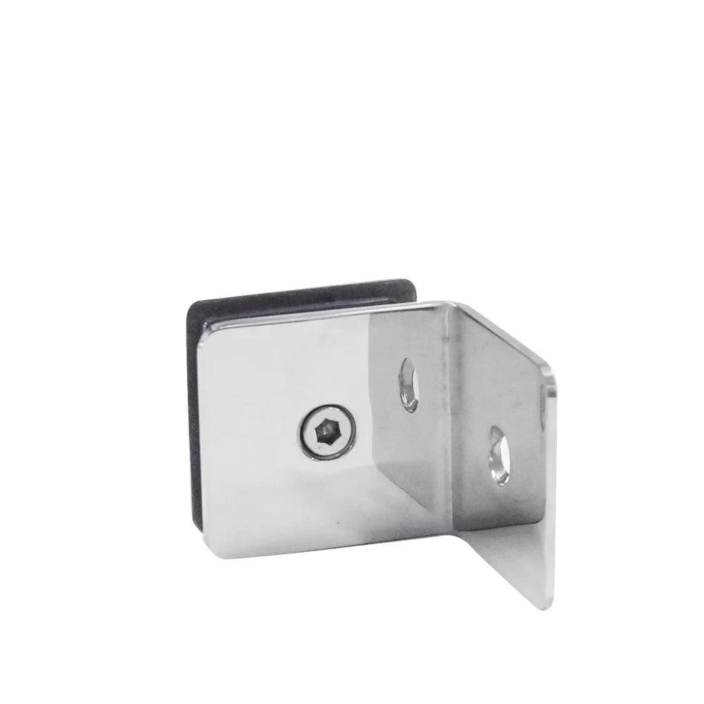 Professional Manufacturer 90 Degree Single Side Corner Glass Shower Screen Fixing Bracket Bathroom Door Clamp - DoorLockMaster