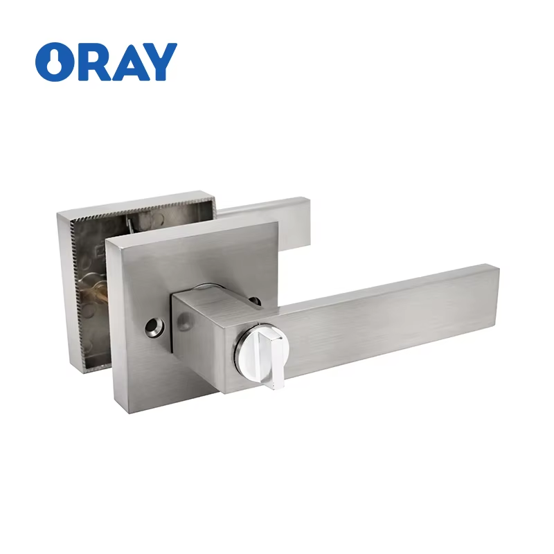 Office Main Interior Locks and Handles Clip Solid Designer Separate Room Door Handle Lock - Oray Hardware