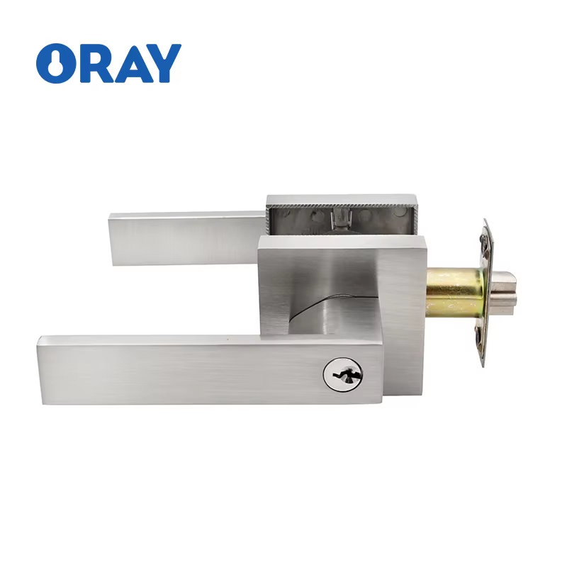 Office Main Interior Locks and Handles Clip Solid Designer Separate Room Door Handle Lock - Oray Hardware