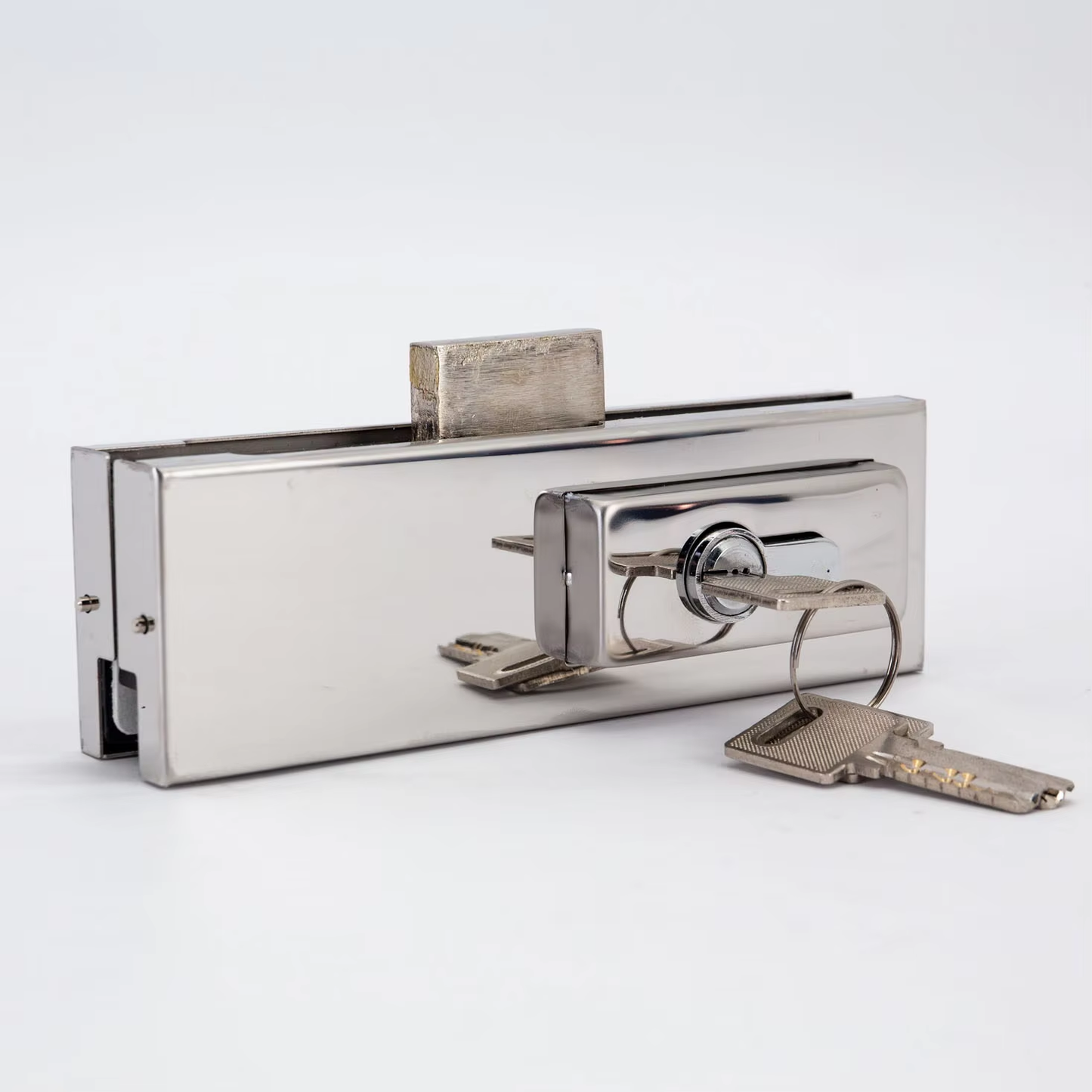 Modern 2025 Sale Aluminum Alloy Swing Panel Stainless Steel Frameless Glass Hardware Door Clamp Patch Fitting Lock Center Lock - Oray Hardware