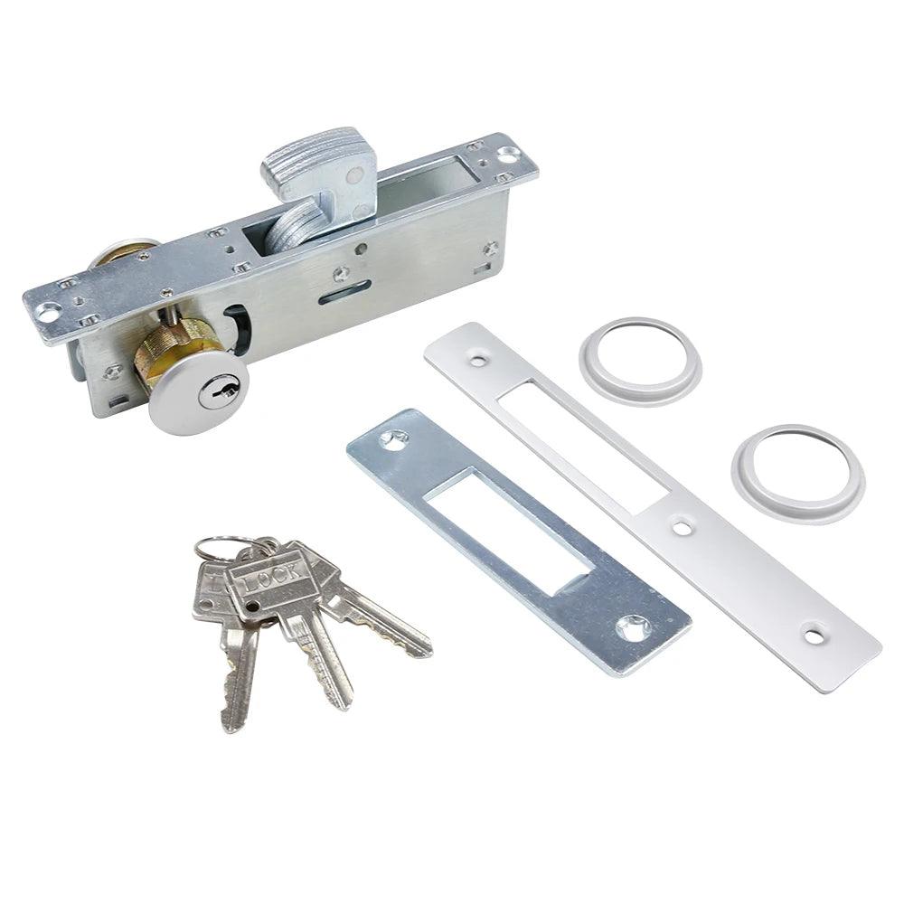 Security Anti Drill Anti 60mm 90mm Door Lock Boxer Mortise Sash Deadbolt Front Hook Lock Door Cylinder With Computer Key - DoorLockMaster