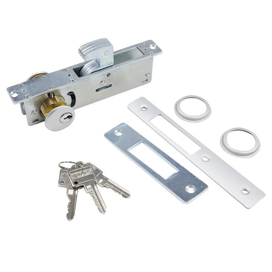 Security Anti Drill Anti 60mm 90mm Door Lock Boxer Mortise Sash Deadbolt Front Hook Lock Door Cylinder With Computer Key - DoorLockMaster