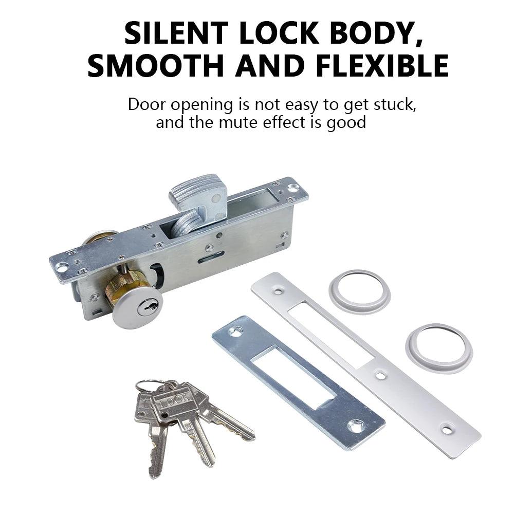 Security Anti Drill Anti 60mm 90mm Door Lock Boxer Mortise Sash Deadbolt Front Hook Lock Door Cylinder With Computer Key - DoorLockMaster