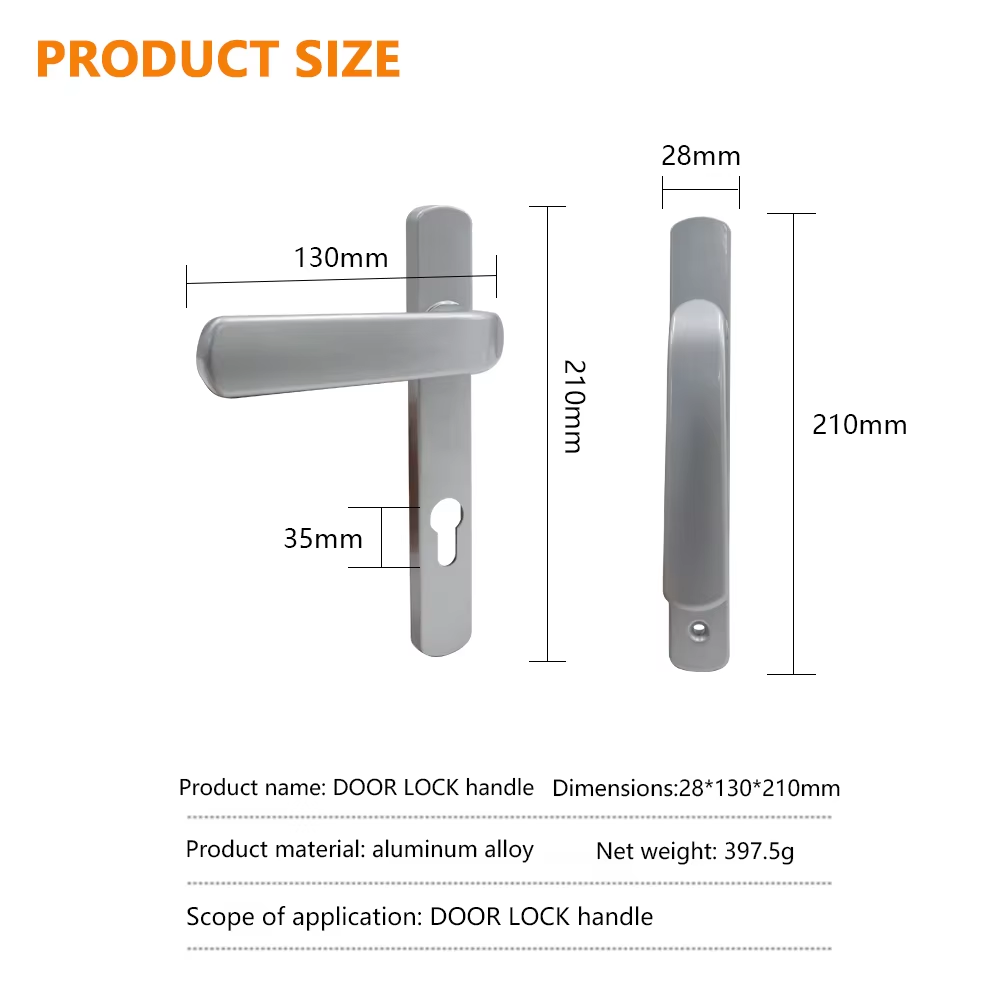 Euro Push Pull Entry Door Circle Luxury Style Brass Sliding Privacy Pocket Latch Lever Bathroom Lock Flat Stainless Door Handles - Oray Hardware