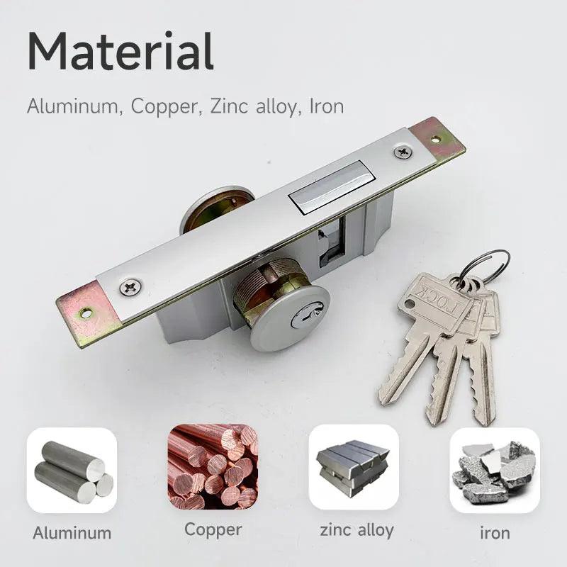 Removable120mm 90mm 70mm Stainless Steel 304 Door Lock Body Main Set Single Security Anti Drill Lock Door Cylinder With Key - DoorLockMaster
