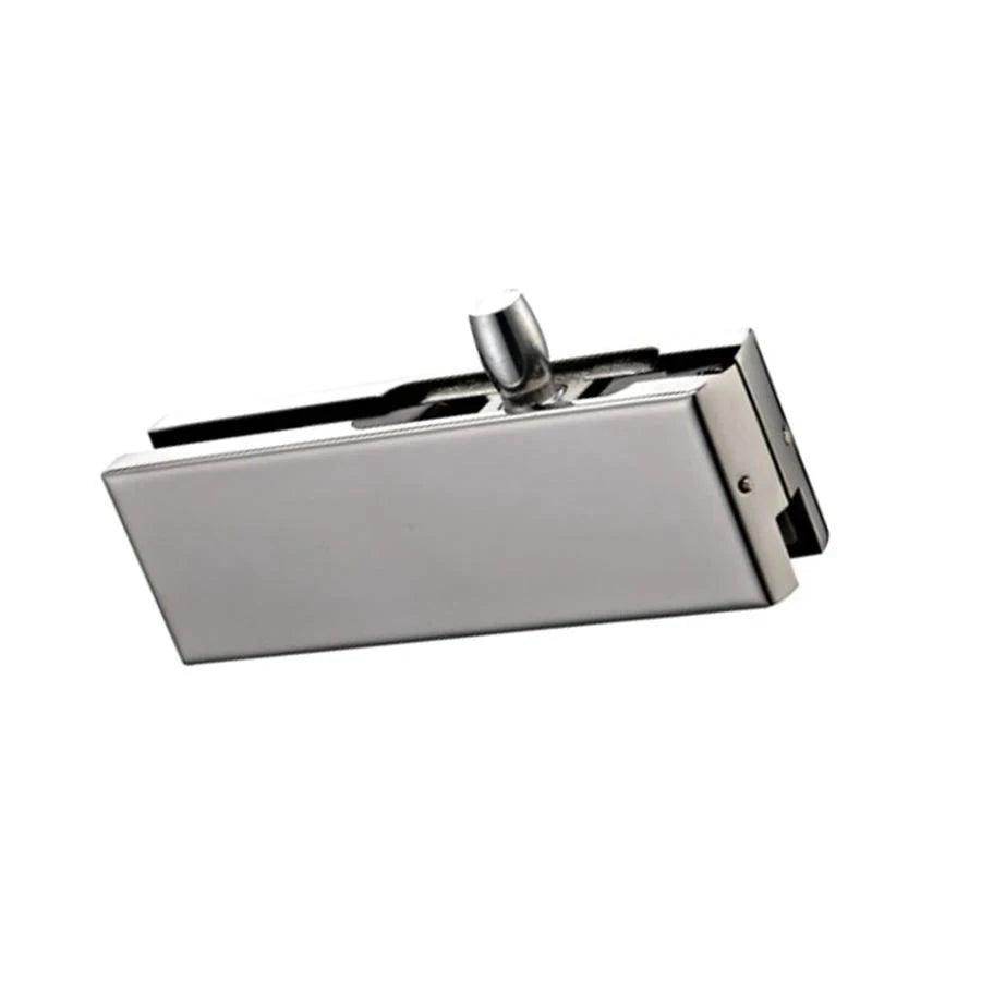 Factory Universal Square Sidelite Connector Top Transom Panel Stainless Steel Frameless Hardware Patch Fitting for glass door - DoorLockMaster