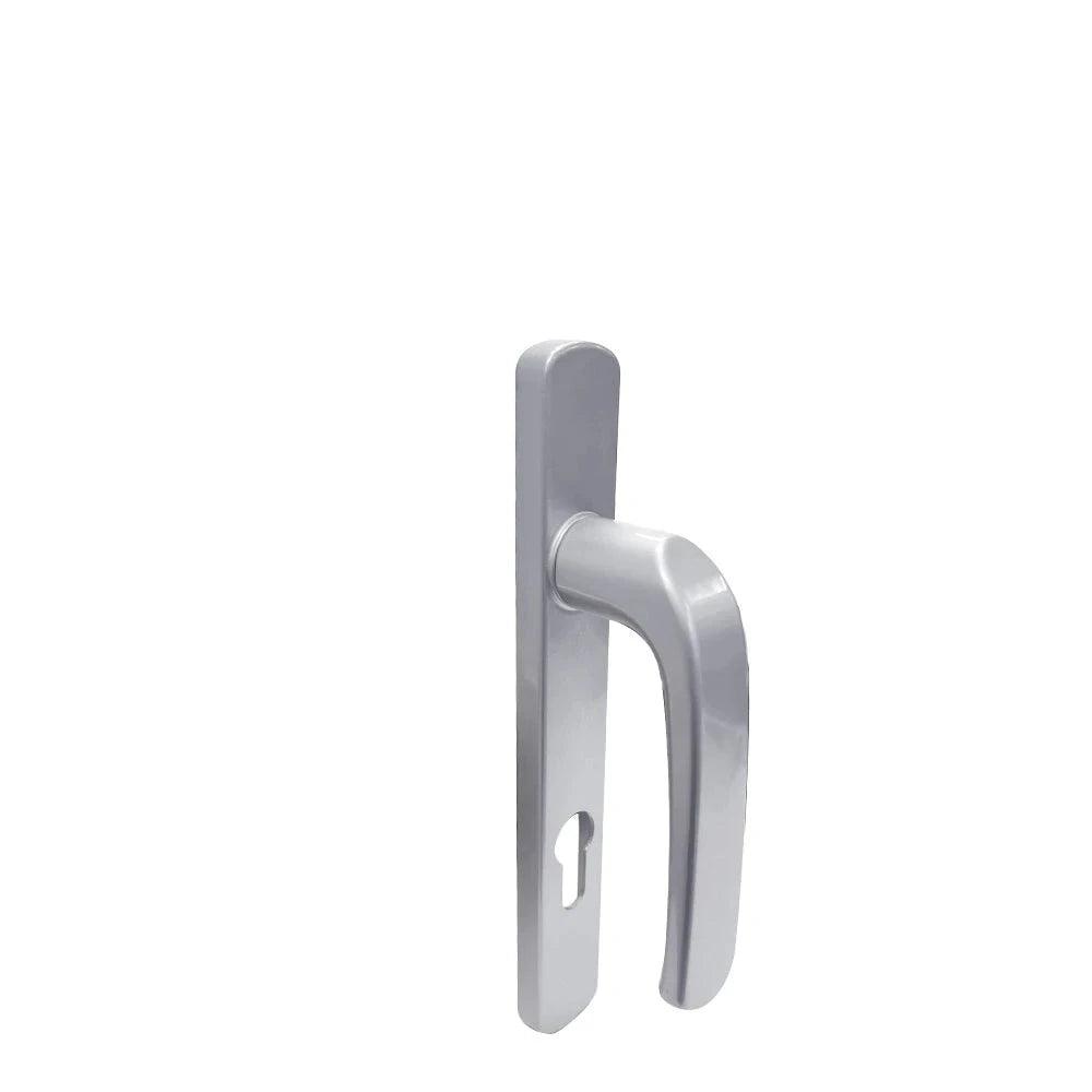 Euro Push Pull Entry Door Circle Luxury Style Brass Sliding Privacy Pocket Latch Lever Bathroom Lock Flat Stainless Door Handles - DoorLockMaster