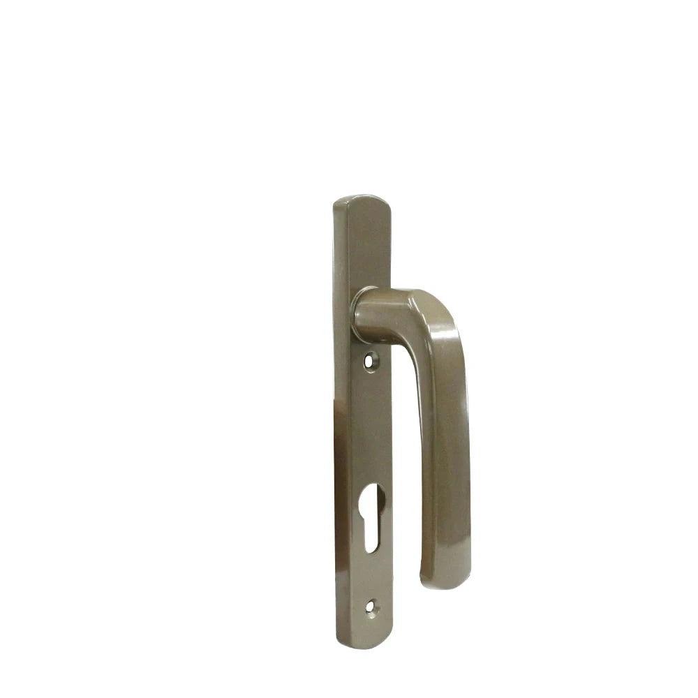 Wholesale Interior Modern House Entrance Indoor Gold Black Steel Square Plates Safety Mortise Lock Classic Door Handles Set - DoorLockMaster