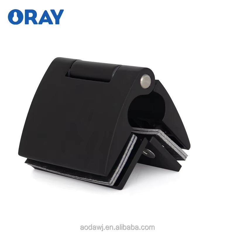 Modern Design Bathroom Glass Door Clamp Stainless Steel 90° Sensitivity Optimal Thickness for Sensitive Opening & Closing - Oray Hardware
