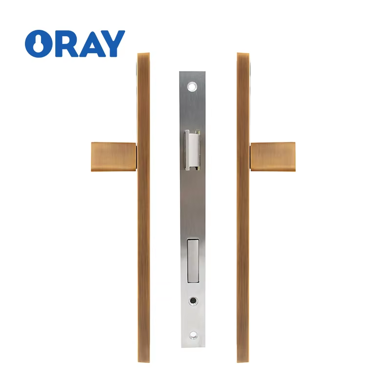 Factory Price Manufacturer Supplier Small Door Knob with Lock Gold Safety Door Gate Locks - Oray Hardware