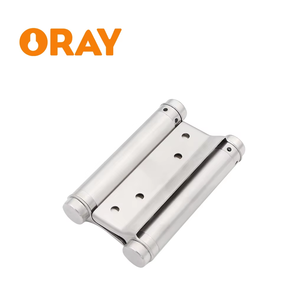 Manufacturer Stainless Steel Tension Welding Self Closing Adjustable Heavy Duty Double Action Spring Door Hinge for Wooden Door - Oray Hardware