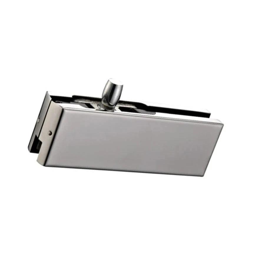 Factory Universal Square Sidelite Connector Top Transom Panel Stainless Steel Frameless Hardware Patch Fitting for glass door - DoorLockMaster
