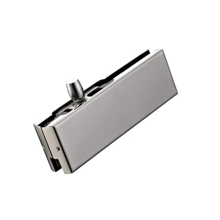 Factory Universal Square Sidelite Connector Top Transom Panel Stainless Steel Frameless Hardware Patch Fitting for glass door - DoorLockMaster