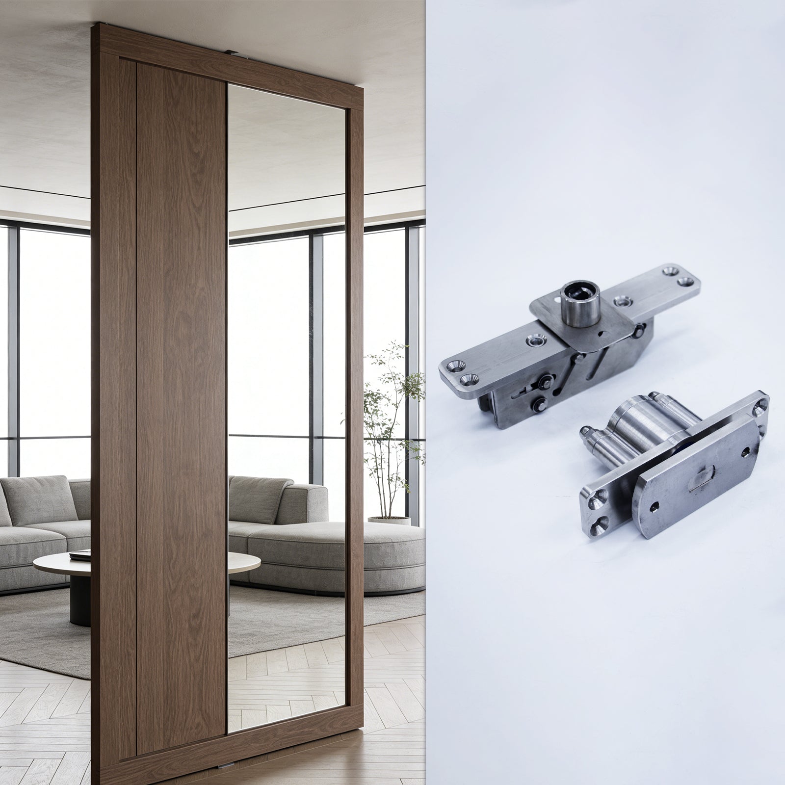 Stainless Steel 360 Degree Floor Door Hinge Heavy Duty 500kg Door Closer - Oray Hardware