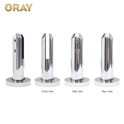 Frameless Glass Fence Spigots Black Stainless Steel Outdoor Pool Spigots - Oray Hardware