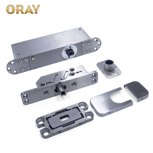 300kg Heavy Duty Pivot Door Hinge Self-Closing 360 Degree Adjustment Speed Floor Door Closer - Oray Hardware