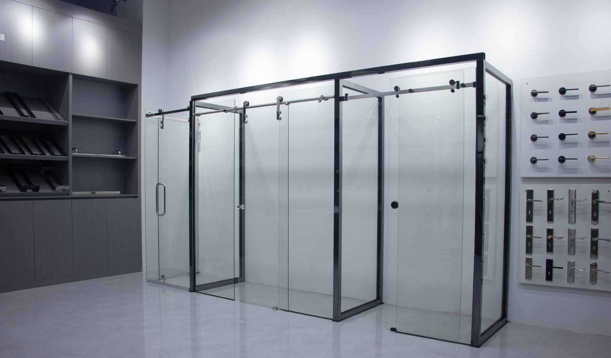 Shower Enclosure Cabin Set Glass Sliding Door Fitting for Bathroom - Oray Hardware