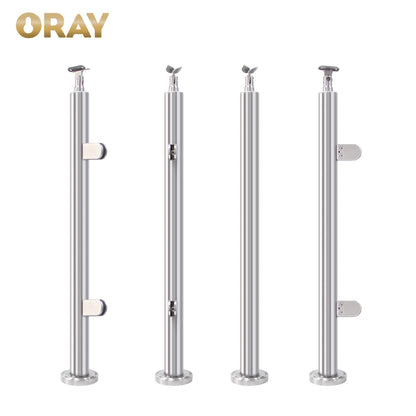 Stainless Steel Balustrade Hardware Balcony Railing Stair Glass Railing Spigot - Oray Hardware