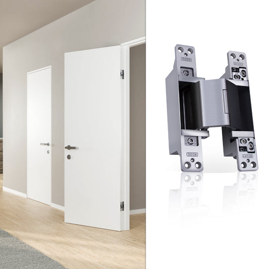 Stainless Steel Concealed Cross Hinge 180 Degree Invisible Door Hidden Hinge - Oray Hardware