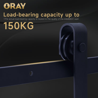 Single Wooden Sliding Door System Barn Door Hardware