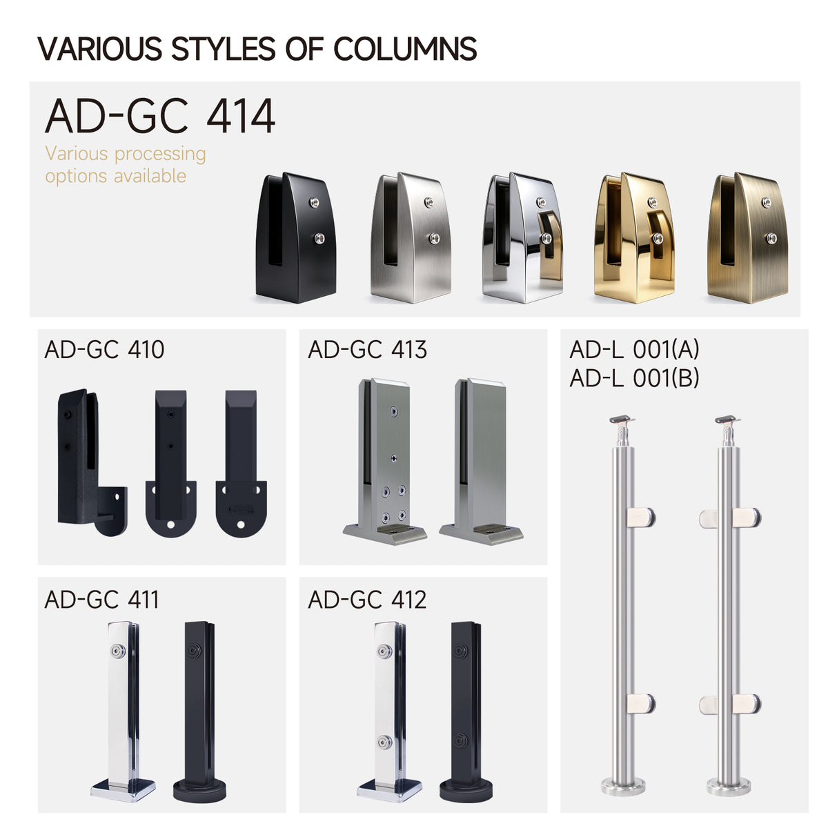 Tempered Glass Spigot Special Slanted Shape Mirror Outdoor Swimming Pool Glass Railing Fence Spigot - Oray Hardware