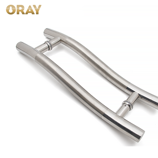 Modern Single-Sided Push Pull Handle Towel Bar Back Shower Enclosure Room Glass Door Combination Design with Single Towel Bar AD-DH017