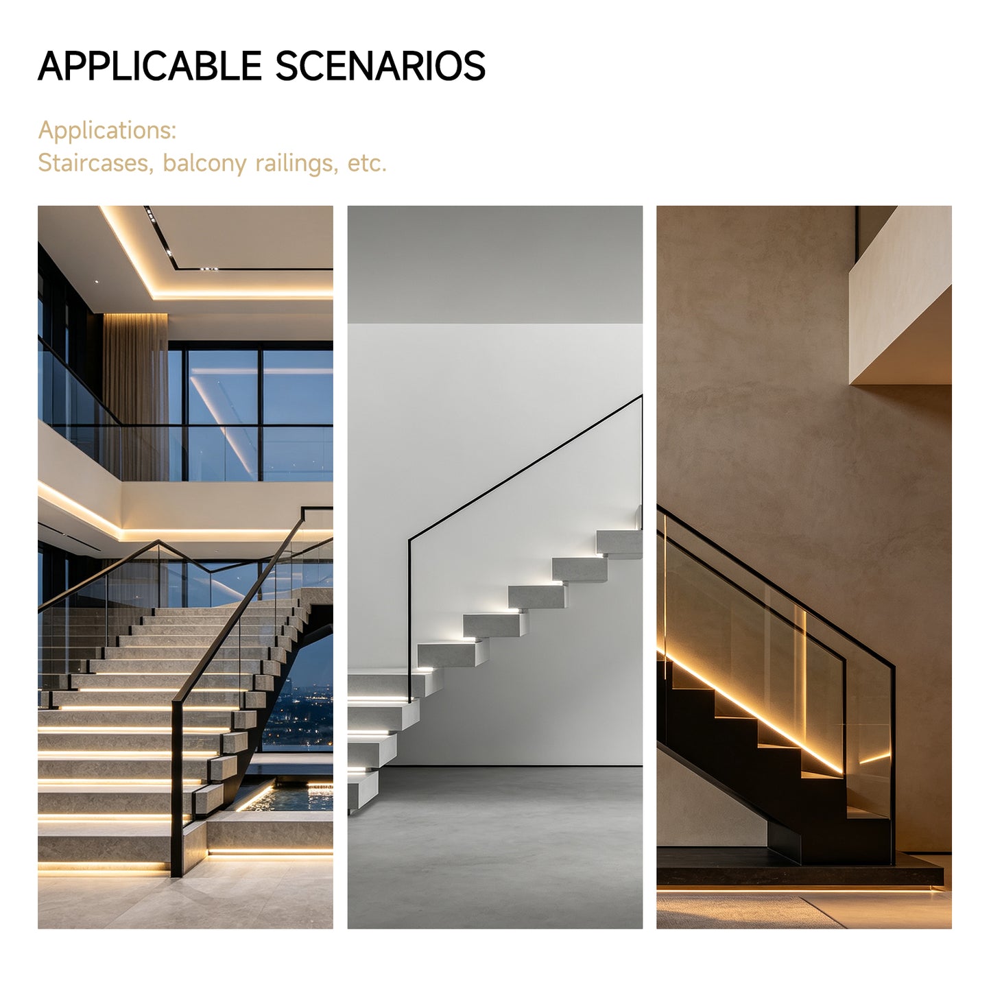 Stair Balustrade Fitting Adjustable Connector Pipe Staircase Handrail Square Tube