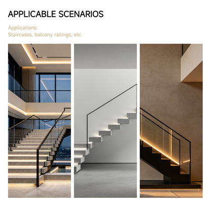Stair Balustrade Fitting Adjustable Connector Pipe Staircase Handrail Square Tube