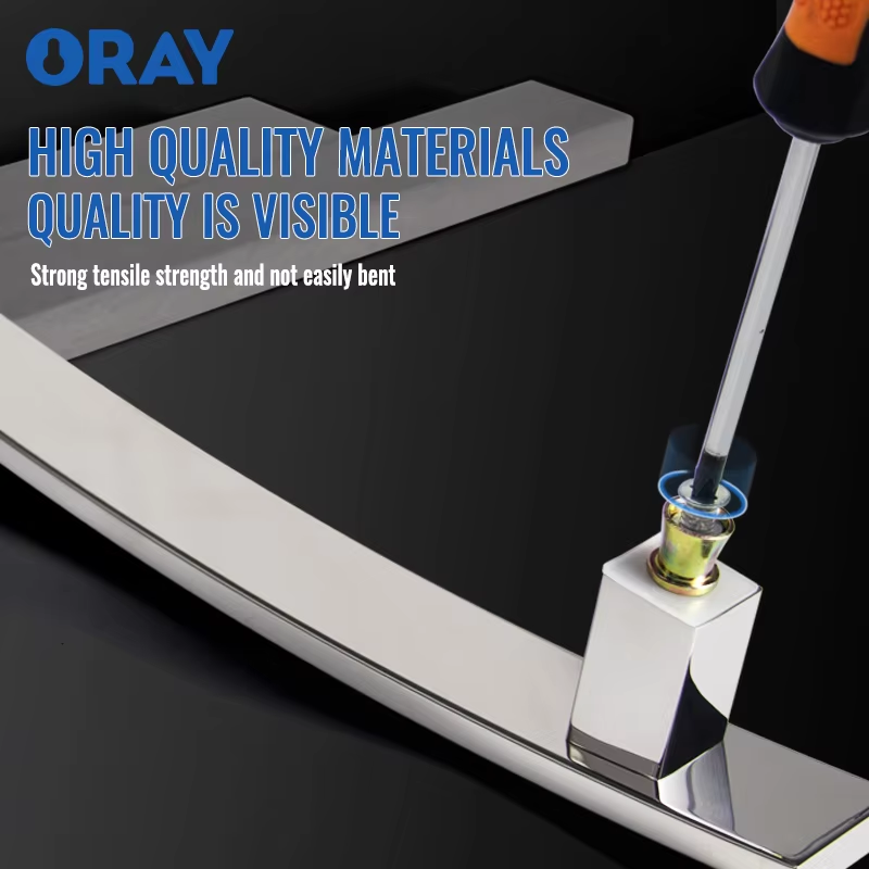 Glass Door Handle 304 Thick Stainless Steel Modern Simple Fashion Durable High Strength Office Bathroom Gym Supermarket - Oray Hardware