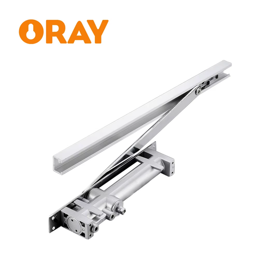 180 Degree Aluminum Automatic Soft Closing Door Closer Modern Hydraulic Sliding Door Adjustment Concealed Hydraulic Door Closer - Oray Hardware