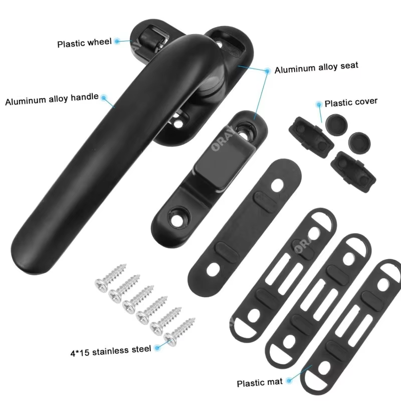Best Selling Aluminum Window Casement Handle Middle East Market Popular Sliding Window Door Pull Handles - Oray Hardware