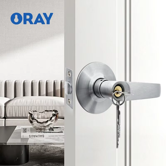 Main Set and Mortise Locks Handles for Wooden Doors House China Wholesale Door Lock Handle Cylinder with Key - Oray Hardware