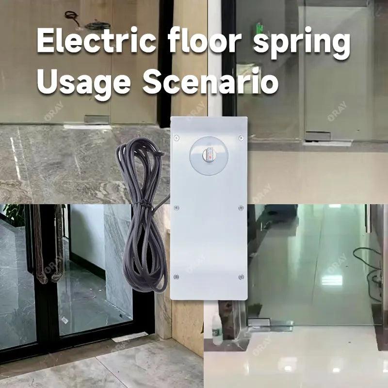 Waterproof Automatic Swing Door Opener - 180 Degree Two-Ways Operator - Floor Spring Door Closer for Underground Use - DoorLockMaster