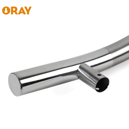 Hardware Bathroom Shower Interior S Shaped 201 or 304 Stainless Steel Double Sided Push Pull  Frameless Glass Door Handle - Oray Hardware