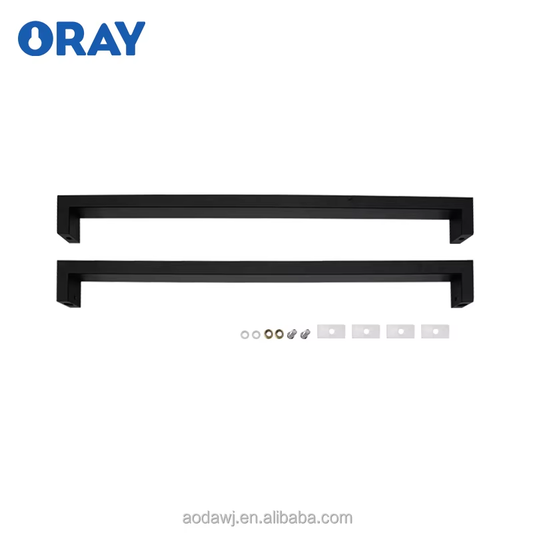 Stainless Steel Black Double Side Back to Back Shower Sliding Glass Door Handle - Oray Hardware