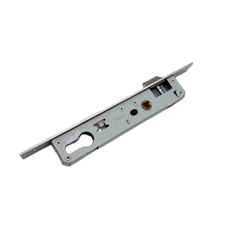 South America Anti-Theft Alloy Aluminium Lock Body 70 80 90 100 110 120mm Double Open Rim Mortise Door Lock Cylinder With Knob - Oray Hardware