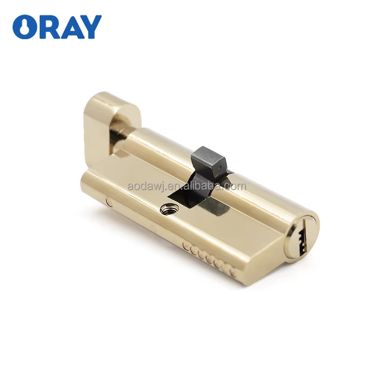Wooden Door Lock and Black Diamond Gold  Colored Handle High Quality Zinc Alloy K5-Z81 - Oray Hardware