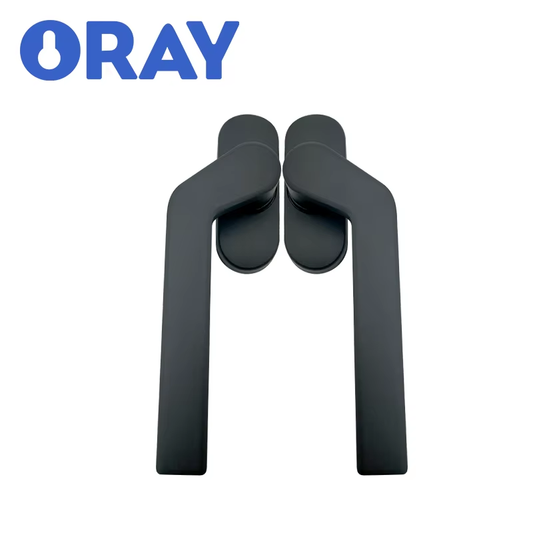 Modern Style Aluminum Alloy Casement Window Handle Upvc Hidden Holding Window Handles on Windows and Doors - Oray Hardware