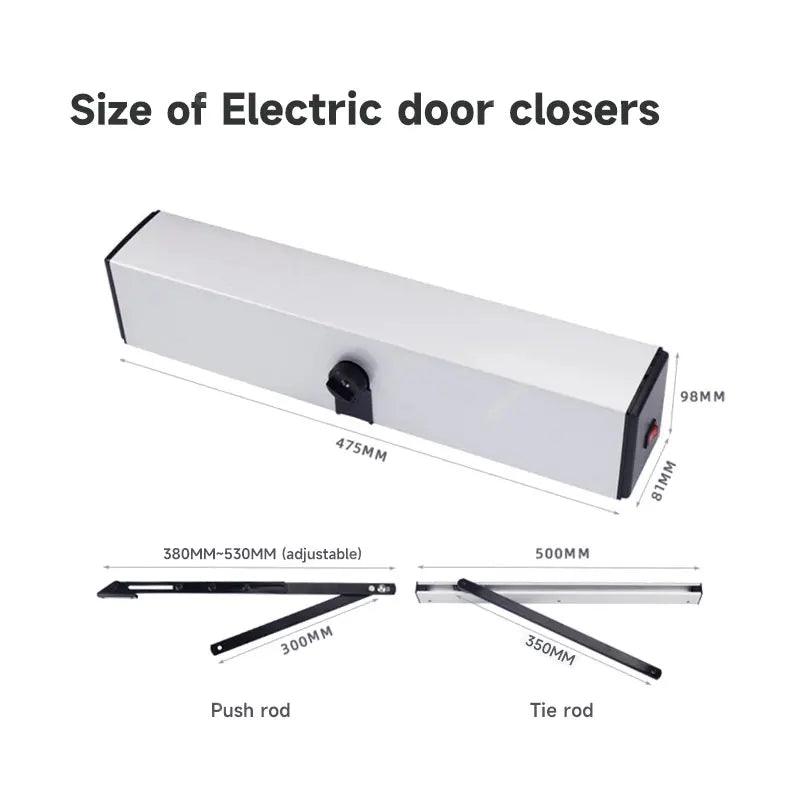 Automatic Door Opener for Residential Use with Remote Control and Sensor - Smart Home Electric Swing Door Closer - DoorLockMaster