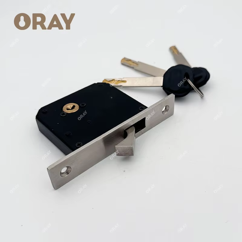 Safety Mortise Lock With Key Door Lock Rim Cylinder Juego De Cerradura De La Puerta De Aluminio Aluminum Door Lock Set - Oray Hardware