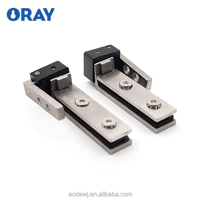 Stainless Steel Flexible Glass Door Hinges Thickening with Rotating Feature No Lagging Effect - Oray Hardware
