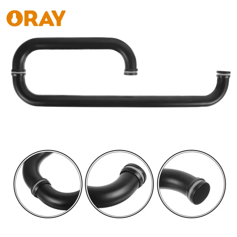 High Quality Factory Price Sample Free Interior Door Handle Mirror Polishing Finish Pull Handle for Sliding Shower Room - Oray Hardware
