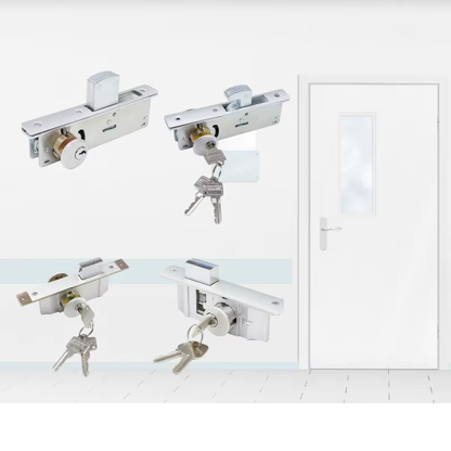 European CE Profile China Price Stainless Steel Aluminium Hook Door Cylinder Use Narrow Type Mortise Lock With Computer Keys - Oray Hardware