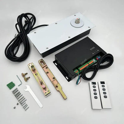 Waterproof Automatic Swing Door Opener - 180 Degree Two-Ways Operator - Floor Spring Door Closer for Underground Use - DoorLockMaster