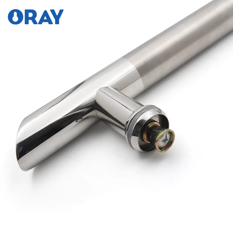 China Factory 304 Stainless Steel Long Size H-Shaped Hinge Satin Finish Sliding Glass Door Control Handle for Hotels Modern - Oray Hardware