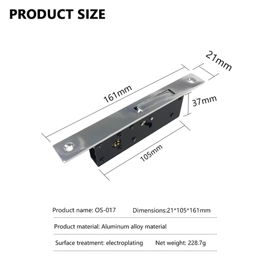 Italian Cerradura De Puerta De Aluminio OriginaL 90 120mm Mini Cylinder One Side Ss304 Mortise Deadbolt Union Door Locks - Oray Hardware
