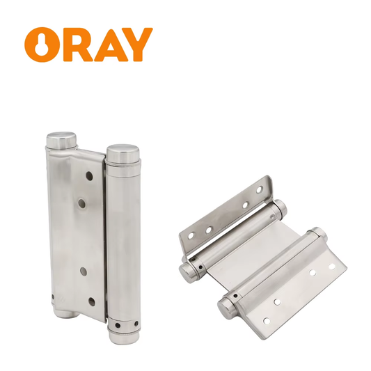 Manufacturer Stainless Steel Tension Welding Self Closing Adjustable Heavy Duty Double Action Spring Door Hinge for Wooden Door - Oray Hardware